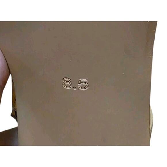 Gladiator Sandals for Women Open Toe Chunky Heel Roman Zipper Sandals - Picture 4 of 5